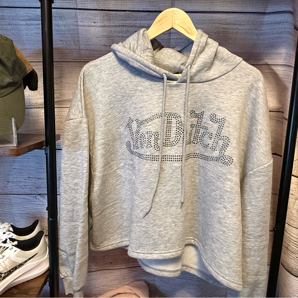 Von Dutch Ladies Cropped Hoodie